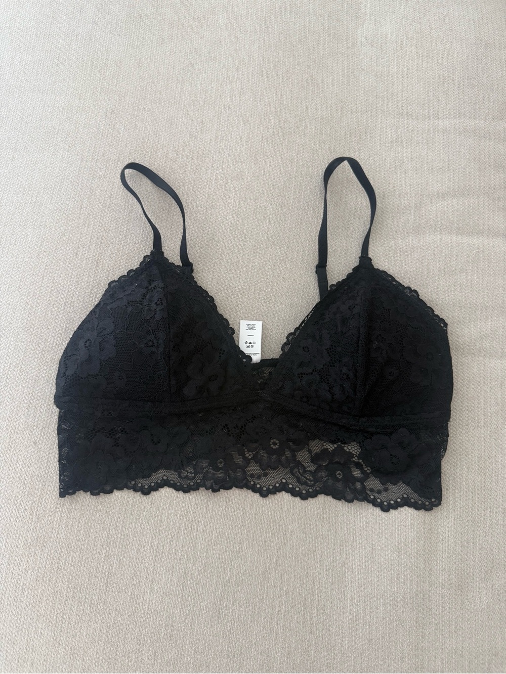 Garage Black Lace Bralette